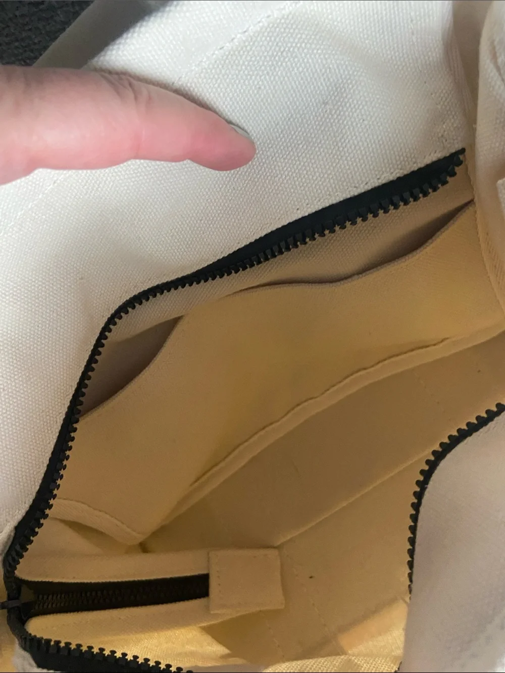 The Tote Bag canvas and embroidered strap